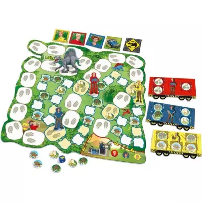 Course de dinosaures avec Dino-Rallye Schleich - Jeu de société