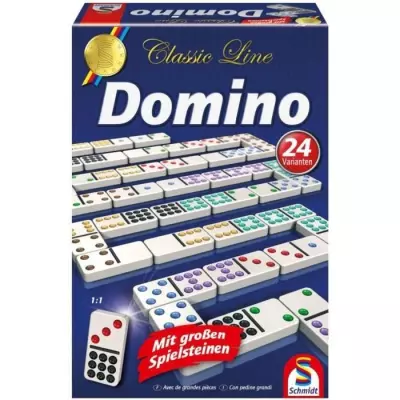 Domino Schmidt Spiele Classic: 55 dominos - 24 règles variées