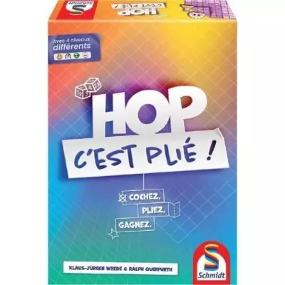 Jeu de société roll & write "C'est plié! Bleu" - Schmidt Spiele - 20 min - 8 ans+