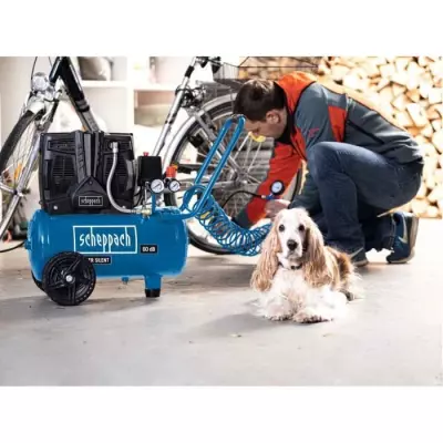 Compact et puissant Compresseur d'air Scheppach HC25Si - 24L - 1100W