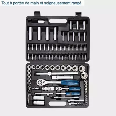 Malette à outils 95 pièces SCHEPPACH TB94 - Acier chrome vanadium
