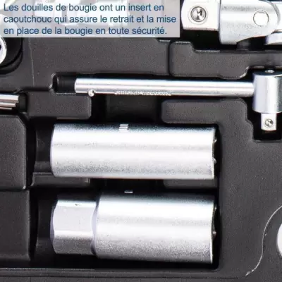 Malette à outils 95 pièces SCHEPPACH TB94 - Acier chrome vanadium