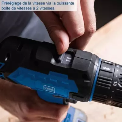 Perceuse visseuse percussion sans fil 45 Nm - SCHEPPACH 20V IXES