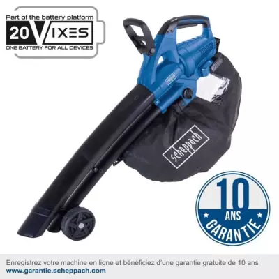 Souffleur / Aspirateur sans fil 20V - SCHEPPACH IXES