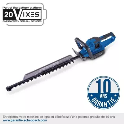 Taille-haie sans fil 65cm - SCHEPPACH 20V IXES