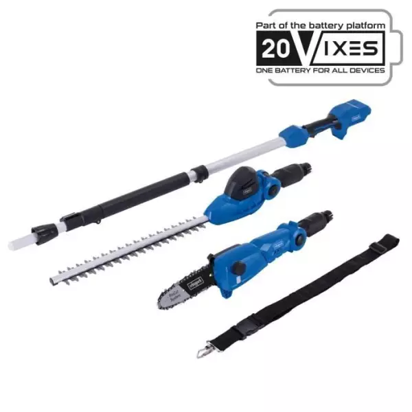 Elagueuse 18cm + Taille-haies 41cm sans fil C-PHTS410-X - téléscopique - SCHEPPACH 20V IXES - sans batterie ni chargeur