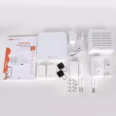 Alarme sans fil Wi-Fi/GSM 4G - KitAlarm SCS SENTINEL - Dimensions colis: 31x26x8 cm
