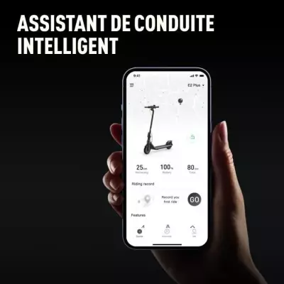 Trottinette électrique Ninebot E2 E : Compacte et performante