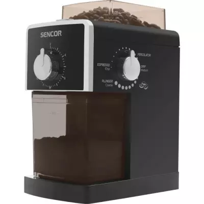 Moulin à café électrique SENCOR SCG 5050 BK - Noir, 110W - 180g - Broyeur à café