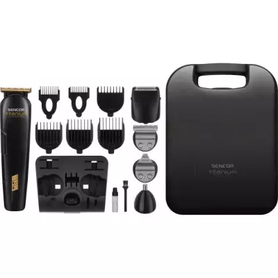Tondeuse à cheveux pro SENCOR SHP 8305BK - 12 accessoires - Noir