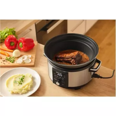 Mijoteuse SENCOR SPR 5520SS 5,5L Gris/Noir - Pratique et Performante