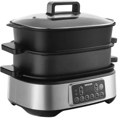 Mijoteuse et Grill Multifonction SENCOR SPR 6300BK 6 L Noir