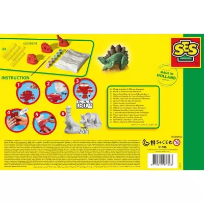 Moulage et peinture - Dinosaures: Kit créatif pour enfants