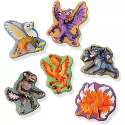 Kit créatif - Créatures mythiques à mouler et peindre
