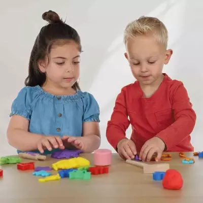 Pâte à modeler Feel good - Brillant (4x90gr) pour créer et s'amuser