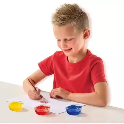 Gouache (6x45ml) SES CREATIVE - Palette de couleurs vives