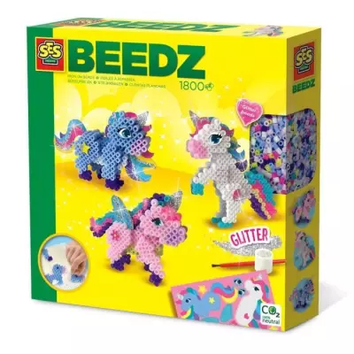 Perles à repasser Licornes - SES CREATIVE - Crée des licornes 3D