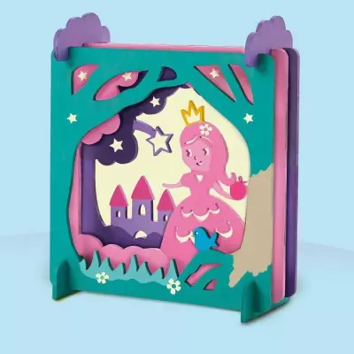Boîte à ombre thème conte de fées (brille dans le noir) - SES CREATIVE