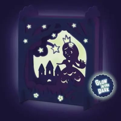 Boîte à ombre thème conte de fées (brille dans le noir) - SES CREATIVE