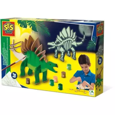Kit de bricolage dinosaure lumineux - SES CREATIVE