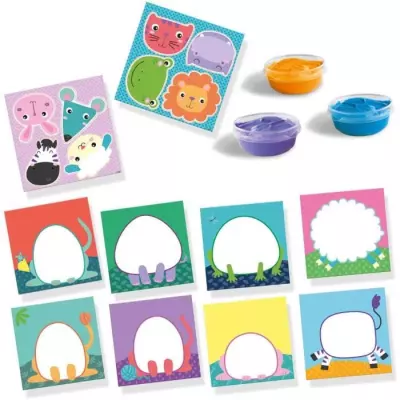 Peinture au doigt - Animaux joyeux - SES CREATIVE 