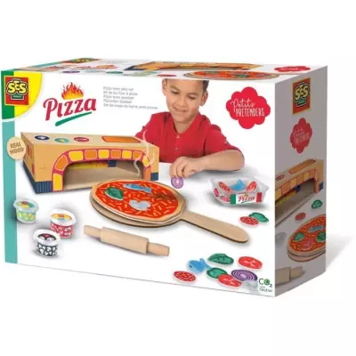 Kit de jeu four à pizza pour enfant - Dimensions compactes