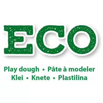 Pâte à modeler écologique SES CREATIVE 24911 - 4x90 g - Multicolore