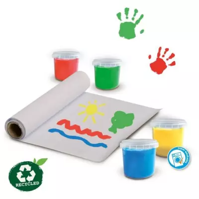 Kit de peinture au doigt SES CREATIVE Eco - Pour bébé - 100% recyclé