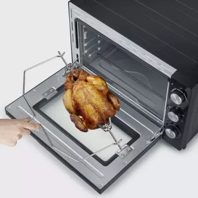 Four posable XXL à chaleur tournante SEVERIN - 60 L - Noir/Inox