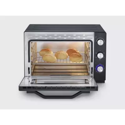 Four posable XXL à chaleur tournante SEVERIN - 60 L - Noir/Inox