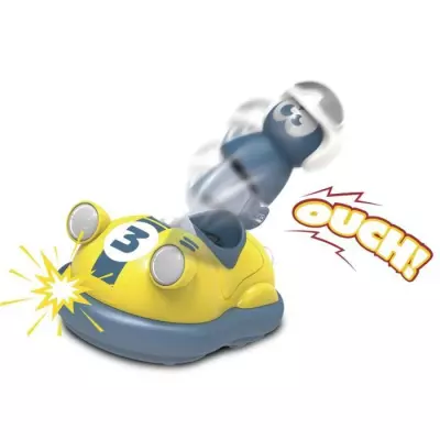 Tooko - Auto-tamponneuse télécommandée jaune pour enfant de 3 ans