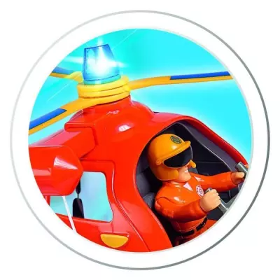 Jouet électronique SIMBA - Hélicoptère Wallaby - Son et lumière - 3 ans+