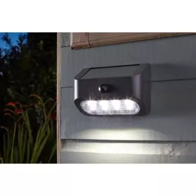 Pack de 2 Spots Solaires Sentinel Smart Garden - 50 Lumens - Gris Anthracite