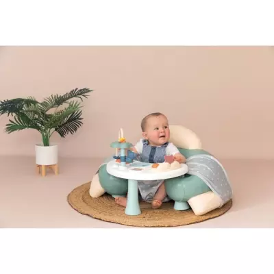 Siège bébé Little Smoby Cosy Seat - Vert - Avec tablette d'éveil