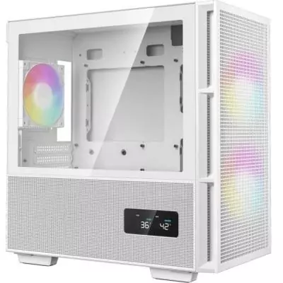 Boitier PC - DEEPCOOL - CH360 Digital - Sans alimentation - Mini tour - Format M-ATX - Blanc