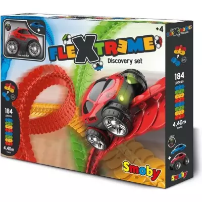Découvrez le Circuit Voiture FleXtreme Set - 4,40m - SMOBY