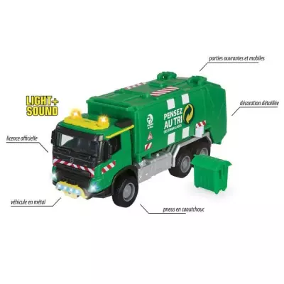 MAJO GS VOLVO CAMION POUBELLE - Véhicule miniature compact