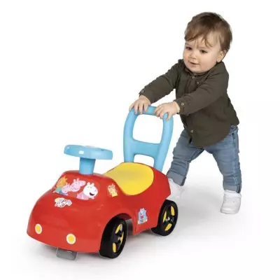 Porteur auto enfant 2 en 1 Peppa Pig - Fabrication française
