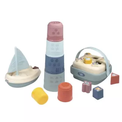 Coffret éveil et bain Smoby - 3 jeux d'éveil - Fabrication française