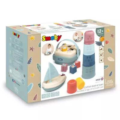 Coffret éveil et bain Smoby - 3 jeux d'éveil - Fabrication française
