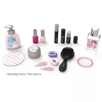 Smoby - Coiffeuse sur table avec miroir et 15 accessoires