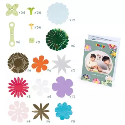 Recharges de 16 fleurs Smoby pour loisirs créatifs
