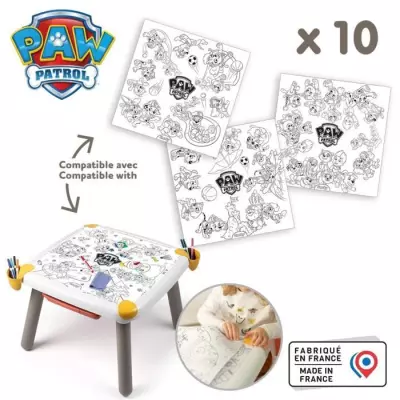 Feuilles de coloriages Pat' Patrouille pour Kid table créative