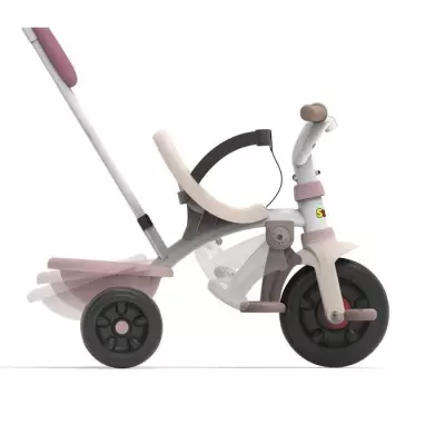 Tricycle évolutif enfant Be Fun Confort - Rose - Pratique et confortable