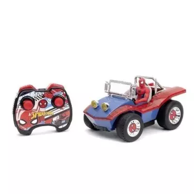 Voiture Radiocommandée Spiderman avec Turbo - Figurine Incluse