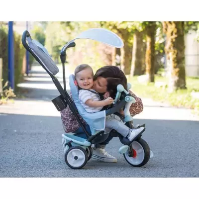 Tricycle évolutif SMOBY Baby Driver Plus - BleuFun & Pratique: Tricycle Enfant 