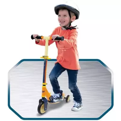 Trottinette Smoby Cars 3 Roues Silencieuses Jaune - TRICYCLE POUR ENFANT