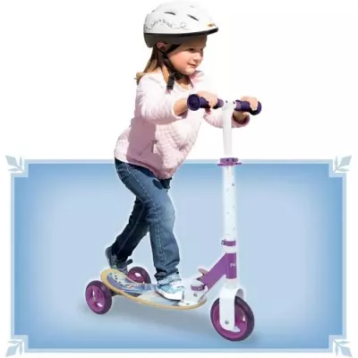 Trottinette 3 roues silencieuses Reine des Neiges - Tricycle enfant
