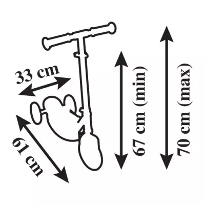 Trottinette 3 roues silencieuses Reine des Neiges - Tricycle enfant
