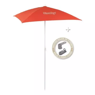 Parasol Smoby pour tables pique-nique - Rouge - Made in France